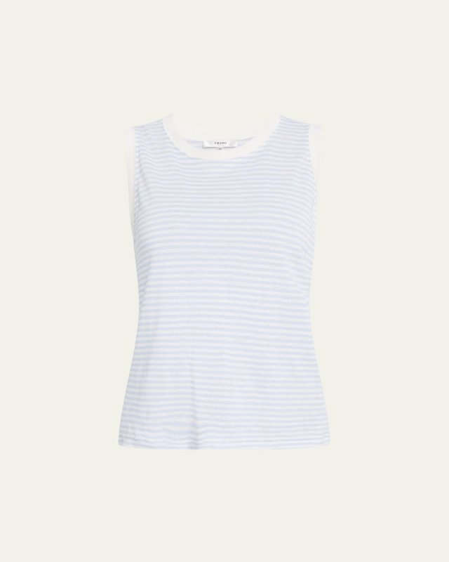 Stripe Crewneck Muscle T